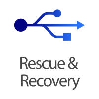 Rescue & Recovery category image – data recovery, system repair, and emergency boot solutions."