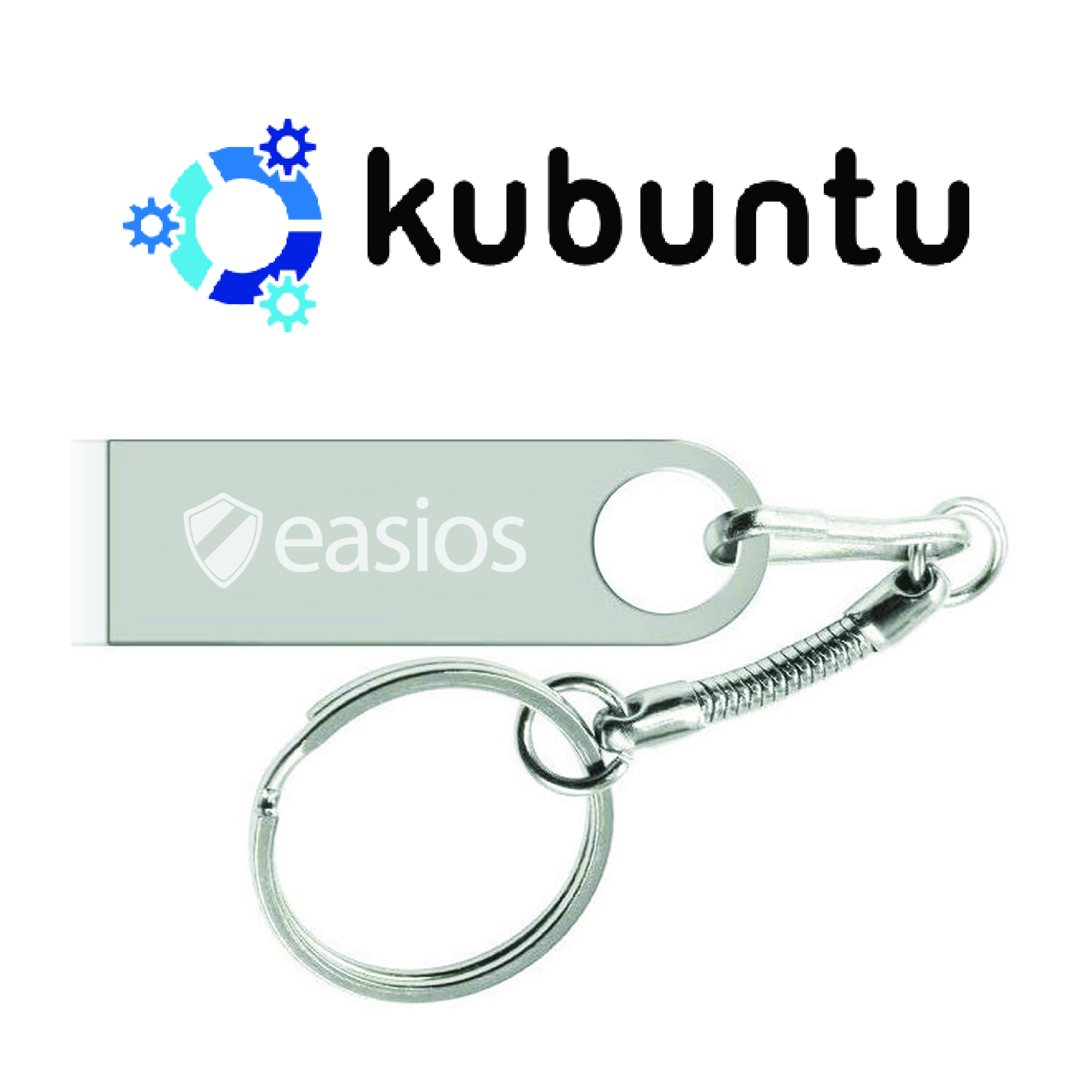 Kubuntu 24.04.1 LTS Bootable USB (8GB) – User-Friendly & Stable Linux OS with KDE Plasma